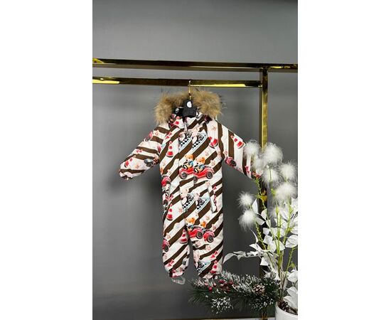 Комбінезон дитячий на хлопчика 8-402 white-brown р.68-92 "Delfinka" недорого оптом від прямого постачальника Комбінезон дитячий на хлопчика 8-402 white-brown р.68-92 "Delfinka" недорого оптом від прямого постачальника