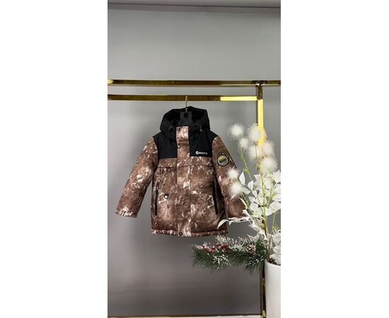 Курка дитяча зимова на хлопчика L86-15 brown р.104-128 "Delfinka" недорого оптом від прямого постачальника Курка дитяча зимова на хлопчика L86-15 brown р.104-128 "Delfinka" недорого оптом від прямого постачальника