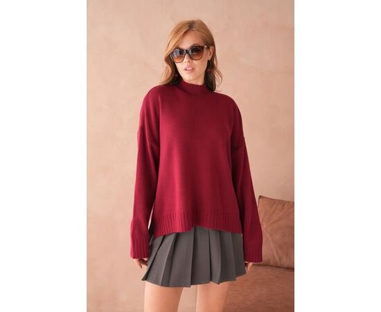 Свитер женский 10866 wine р.one size "Karon" недорого оптом от прямого поставщика Фотография Свитер женский 10866 wine р.one size "Karon" недорого оптом от прямого поставщика