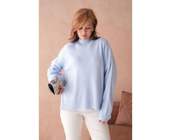 Свитер женский 10866 l.blue р.one size "Karon" недорого оптом от прямого поставщика Фотография Свитер женский 10866 l.blue р.one size "Karon" недорого оптом от прямого поставщика