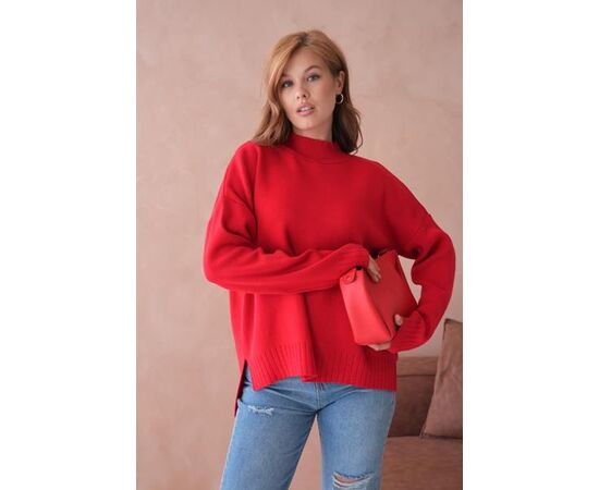 Свитер женский 10866 red р.one size "Karon" недорого оптом от прямого поставщика Фотография Свитер женский 10866 red р.one size "Karon" недорого оптом от прямого поставщика