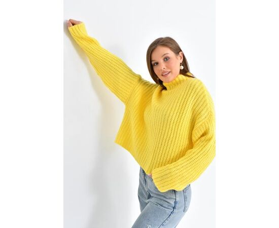 Светр жіночий 223011 yellow р.42-46 "Karon" недорого оптом від прямого постачальника Светр жіночий 223011 yellow р.42-46 "Karon" недорого оптом від прямого постачальника