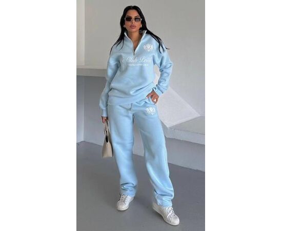 Костюм спортивний жіночий 05 l.blue р.S-L "Karon" недорого оптом від прямого постачальника Костюм спортивний жіночий 05 l.blue р.S-L "Karon" недорого оптом від прямого постачальника