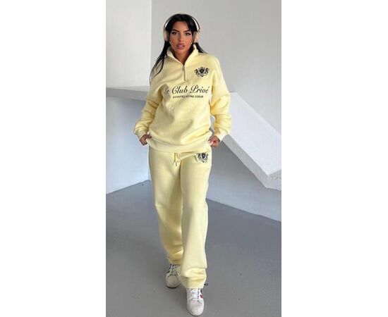 Костюм спортивний жіночий 05 yellow р.S-L "Karon" недорого оптом від прямого постачальника Костюм спортивний жіночий 05 yellow р.S-L "Karon" недорого оптом від прямого постачальника