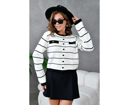 Кофта женская тёплая 8304 white р.42-46 "Karon" недорого оптом от прямого поставщика Фотография Кофта женская тёплая 8304 white р.42-46 "Karon" недорого оптом от прямого поставщика