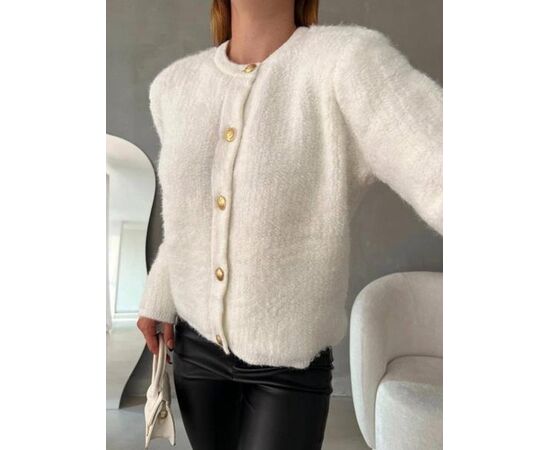 Кофта жіноча тепла 8017 white р.one size "Karon" недорого оптом від прямого постачальника Кофта жіноча тепла 8017 white р.one size "Karon" недорого оптом від прямого постачальника