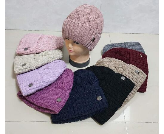 Шапка зимова жіноча SV1001 mix р.56-59 "WHITE" недорого оптом від прямого постачальника Шапка зимова жіноча SV1001 mix р.56-59 "WHITE" недорого оптом від прямого постачальника