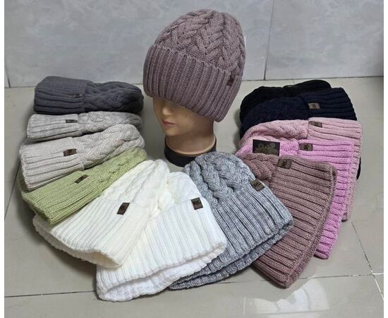 Шапка зимняя женская SV1040 mix р.56-59 "WHITE" недорого оптом от прямого поставщика Фотография Шапка зимняя женская SV1040 mix р.56-59 "WHITE" недорого оптом от прямого поставщика