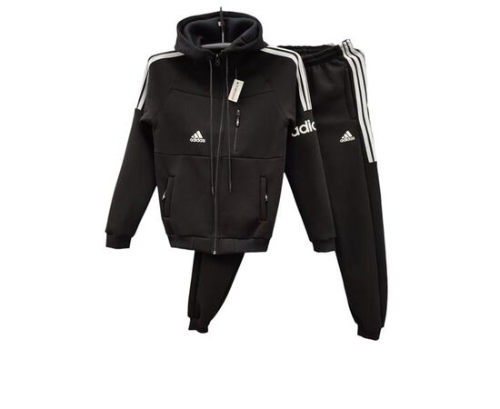 Костюм детский спортивный тёплый на мальчика SV1066 black р.11-16 "WHITE" недорого оптом от прямого поставщика Фотография Костюм детский спортивный тёплый на мальчика SV1066 black р.11-16 "WHITE" недорого оптом от прямого поставщика