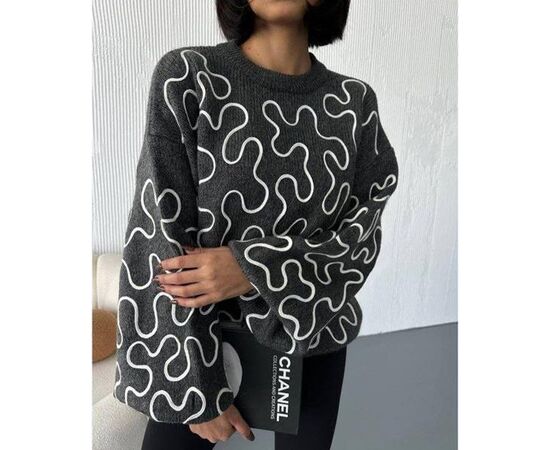 Светр жіночий LR711 grey р.one size "Lora" недорого оптом від прямого постачальника Светр жіночий LR711 grey р.one size "Lora" недорого оптом від прямого постачальника