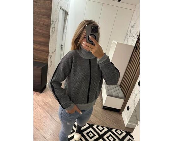 Светр жіночий LR726 grey р.44-46 "Lora" недорого оптом від прямого постачальника Светр жіночий LR726 grey р.44-46 "Lora" недорого оптом від прямого постачальника