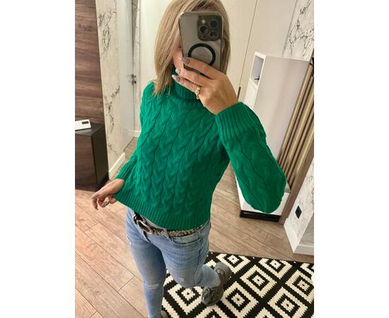 Светр жіночий LR729 green р.46-48 "Lora" недорого оптом від прямого постачальника Светр жіночий LR729 green р.46-48 "Lora" недорого оптом від прямого постачальника