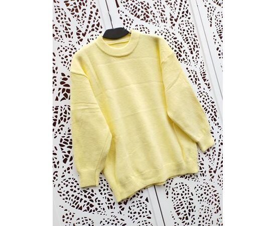 Светр жіночий LR734 yellow р.46-52 "Lora" недорого оптом від прямого постачальника Светр жіночий LR734 yellow р.46-52 "Lora" недорого оптом від прямого постачальника