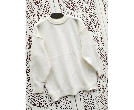 Светр жіночий LR735 white р.46-52 "Lora" недорого оптом від прямого постачальника Светр жіночий LR735 white р.46-52 "Lora" недорого оптом від прямого постачальника