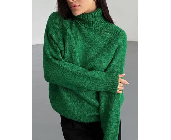 Светр жіночий LR745 green р.42-48 "Lora" недорого оптом від прямого постачальника Светр жіночий LR745 green р.42-48 "Lora" недорого оптом від прямого постачальника