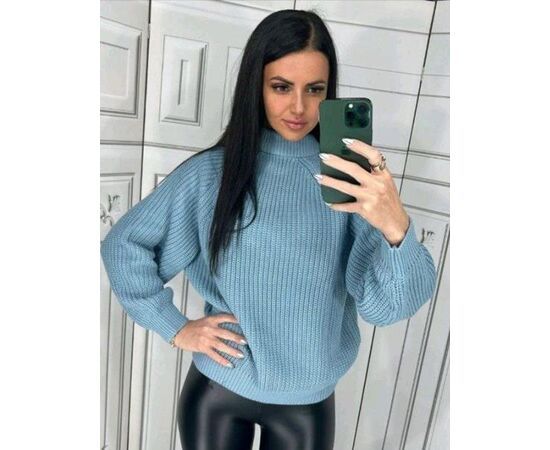 Светр жіночий LR750 l.blue р.one size "Lora" недорого оптом від прямого постачальника Светр жіночий LR750 l.blue р.one size "Lora" недорого оптом від прямого постачальника