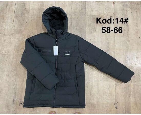 Куртка мужская зимняя A14 black р.58-66 "Ayden" недорого оптом от прямого поставщика Фотография Куртка мужская зимняя A14 black р.58-66 "Ayden" недорого оптом от прямого поставщика