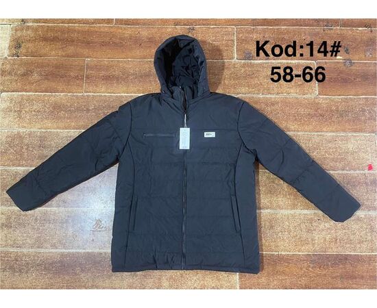 Куртка мужская зимняя A14-12 black р.58-66 "Ayden" недорого оптом от прямого поставщика Фотография Куртка мужская зимняя A14-12 black р.58-66 "Ayden" недорого оптом от прямого поставщика