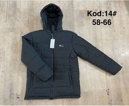Куртка мужская зимняя A14-2 black р.58-66 "Ayden" недорого оптом от прямого поставщика Фотография Куртка мужская зимняя A14-2 black р.58-66 "Ayden" недорого оптом от прямого поставщика