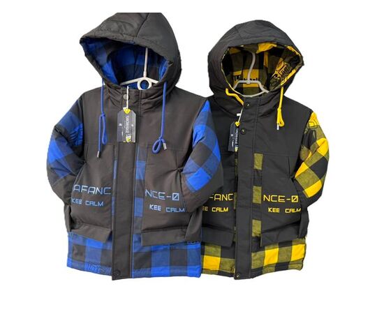 Курка детская зимняя на мальчика F368 blue р.110-150 "Farbique" недорого оптом от прямого поставщика Фотография Курка детская зимняя на мальчика F368 blue р.110-150 "Farbique" недорого оптом от прямого поставщика