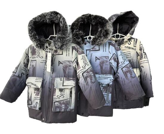 Курка дитяча зимова на хлопчика F355 blue р.8-16 "Farbique" недорого оптом від прямого постачальника Курка дитяча зимова на хлопчика F355 blue р.8-16 "Farbique" недорого оптом від прямого постачальника