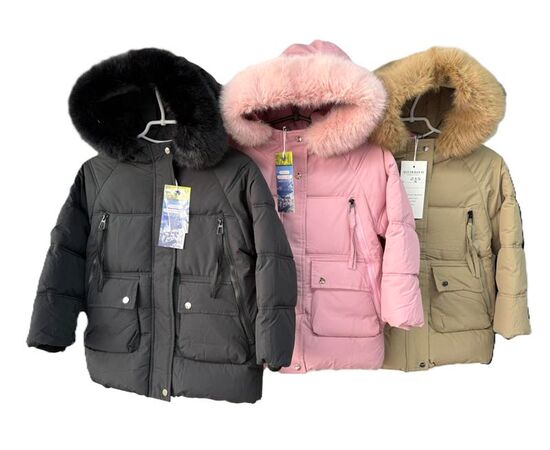 Курка детская зимняя на девочку F321 pink р.8-16 "Farbique" недорого оптом от прямого поставщика Фотография Курка детская зимняя на девочку F321 pink р.8-16 "Farbique" недорого оптом от прямого поставщика