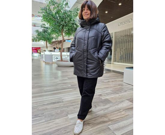 Куртка женская зимняя 919 black р.50-56 "LIArt" недорого оптом от прямого поставщика Фотография Куртка женская зимняя 919 black р.50-56 "LIArt" недорого оптом от прямого поставщика