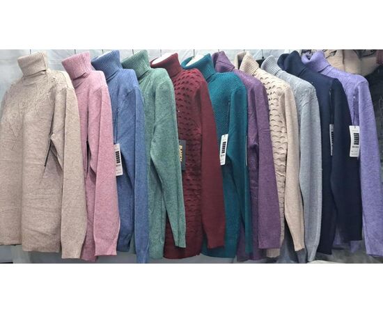 Светр жіночий 989 mix р.50-56 "PALMIRA" недорого оптом від прямого постачальника Светр жіночий 989 mix р.50-56 "PALMIRA" недорого оптом від прямого постачальника