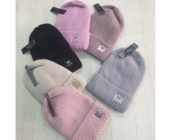 Шапка зимняя женская CN1655 mix р.56-60 "SELFI" недорого оптом от прямого поставщика Фотография Шапка зимняя женская CN1655 mix р.56-60 "SELFI" недорого оптом от прямого поставщика