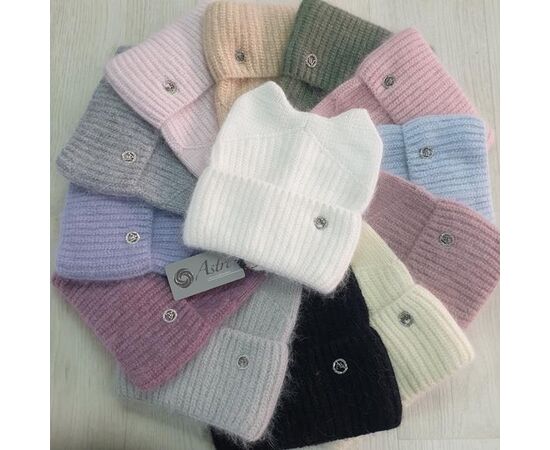 Шапка зимняя женская CN1675 mix р.56-60 "SELFI" недорого оптом от прямого поставщика Фотография Шапка зимняя женская CN1675 mix р.56-60 "SELFI" недорого оптом от прямого поставщика