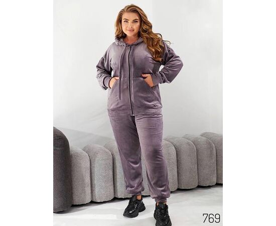 Костюм спортивный женский 769 lilac р.48-58 "DORA" недорого оптом от прямого поставщика Фотография Костюм спортивный женский 769 lilac р.48-58 "DORA" недорого оптом от прямого поставщика