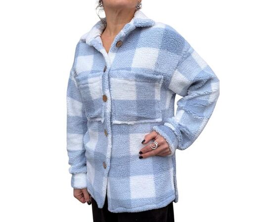 Сорочка тепла жіноча 771 l.blue р.42-56 "DORA" недорого оптом від прямого постачальника Сорочка тепла жіноча 771 l.blue р.42-56 "DORA" недорого оптом від прямого постачальника