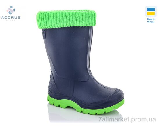 Резиновая обувь детская Весна/осень Асоль синий (6 пар р.24-35) "Acorus" недорого оптом от прямого поставщика Фотография Резиновая обувь детская Весна/осень Асоль синий (6 пар р.24-35) "Acorus" недорого оптом от прямого поставщика