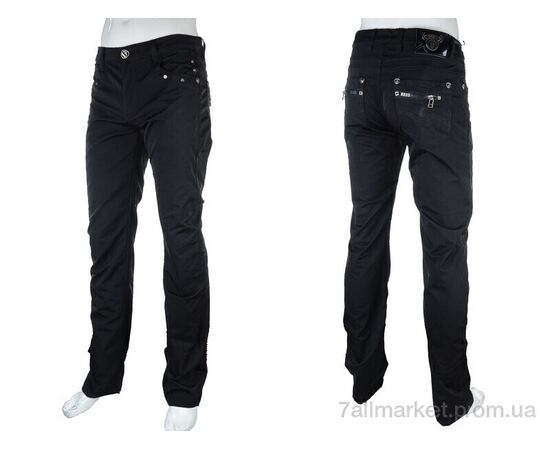 Брюки мужские Весна/осень FA611-520(05935) black (8 шт. р.сетка 28-36) "Obuvok" недорого оптом от прямого поставщика, изображение 3 Фотография Брюки мужские Весна/осень FA611-520(05935) black (8 шт. р.сетка 28-36) "Obuvok" недорого оптом от прямого поставщика, изображение 3