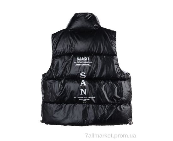 Жилетка детская Весна/осень 2997-7 black (6 шт. р.сетка 100-150) "Мир" недорого оптом от прямого поставщика, изображение 2 Фотография Жилетка детская Весна/осень 2997-7 black (6 шт. р.сетка 100-150) "Мир" недорого оптом от прямого поставщика, изображение 2