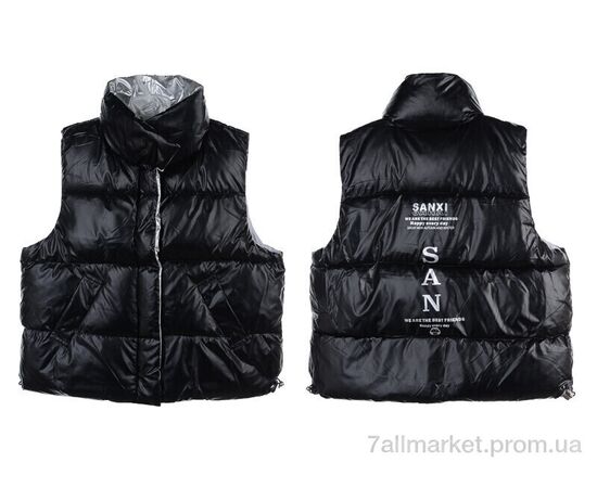 Жилетка детская Весна/осень 2997-7 black (6 шт. р.сетка 100-150) "Мир" недорого оптом от прямого поставщика, изображение 3 Фотография Жилетка детская Весна/осень 2997-7 black (6 шт. р.сетка 100-150) "Мир" недорого оптом от прямого поставщика, изображение 3