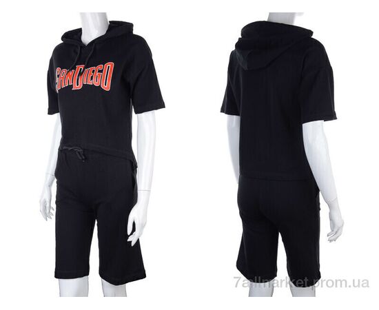 Фотография Костюм детский Лето 3176-2156-1 black (5 шт. р.сетка 6-10) "Мир" недорого оптом от прямого поставщика, изображение 3