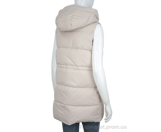 Жилетка жіноча Весна/осінь 22-537 beige (5 шт. р.сіткаS-2XL) "Hope" недорого оптом від прямого постачальника, зображення 2 Жилетка жіноча Весна/осінь 22-537 beige (5 шт. р.сіткаS-2XL) "Hope" недорого оптом від прямого постачальника, зображення 2