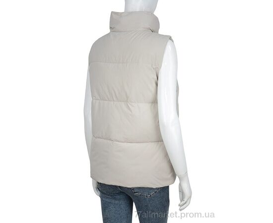 Жилетка жіноча Весна/осінь 22-552 beige (5 шт. р.сіткаS-2XL) "Hope" недорого оптом від прямого постачальника, зображення 2 Жилетка жіноча Весна/осінь 22-552 beige (5 шт. р.сіткаS-2XL) "Hope" недорого оптом від прямого постачальника, зображення 2