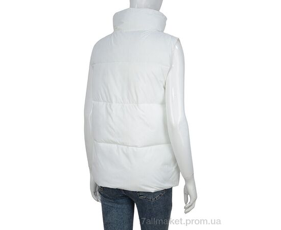 Жилетка жіноча Весна/осінь 22-552 white (5 шт. р.сіткаS-2XL) "Hope" недорого оптом від прямого постачальника, зображення 2 Жилетка жіноча Весна/осінь 22-552 white (5 шт. р.сіткаS-2XL) "Hope" недорого оптом від прямого постачальника, зображення 2