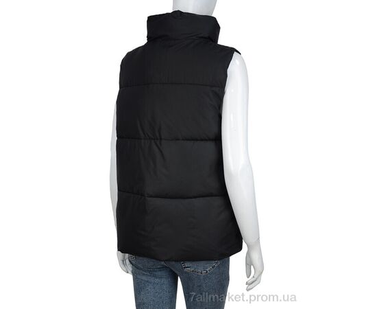 Жилетка жіноча Весна/осінь 22-552 black (5 шт. р.сіткаS-2XL) "Hope" недорого оптом від прямого постачальника, зображення 2 Жилетка жіноча Весна/осінь 22-552 black (5 шт. р.сіткаS-2XL) "Hope" недорого оптом від прямого постачальника, зображення 2
