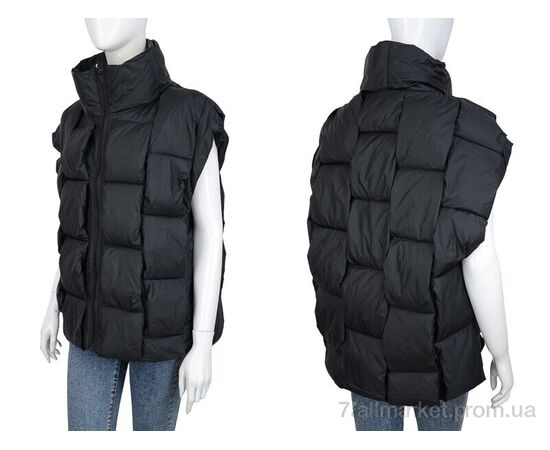 Жилетка жіноча Весна/осінь 1882 black (6 шт. р.сіткаM-2XL) "Turn Hug" недорого оптом від прямого постачальника, зображення 3 Жилетка жіноча Весна/осінь 1882 black (6 шт. р.сіткаM-2XL) "Turn Hug" недорого оптом від прямого постачальника, зображення 3