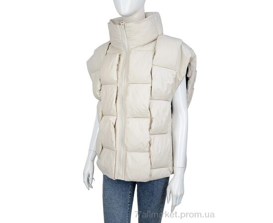 Жилетка жіноча Весна/осінь 1882 beige (6 шт. р.сіткаM-2XL) "Turn Hug" недорого оптом від прямого постачальника Жилетка жіноча Весна/осінь 1882 beige (6 шт. р.сіткаM-2XL) "Turn Hug" недорого оптом від прямого постачальника