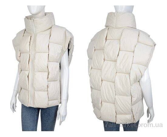 Жилетка жіноча Весна/осінь 1882 beige (6 шт. р.сіткаM-2XL) "Turn Hug" недорого оптом від прямого постачальника, зображення 3 Жилетка жіноча Весна/осінь 1882 beige (6 шт. р.сіткаM-2XL) "Turn Hug" недорого оптом від прямого постачальника, зображення 3