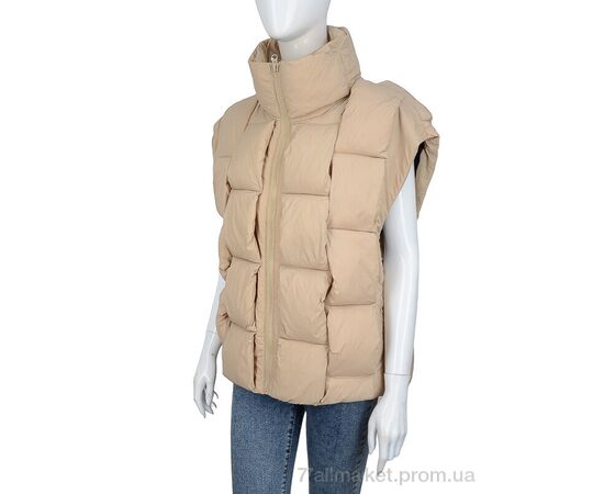 Жилетка жіноча Весна/осінь 1882 d.beige (6 шт. р.сіткаM-2XL) "Turn Hug" недорого оптом від прямого постачальника Жилетка жіноча Весна/осінь 1882 d.beige (6 шт. р.сіткаM-2XL) "Turn Hug" недорого оптом від прямого постачальника