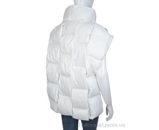 Жилетка жіноча Весна/осінь 1882 white (6 шт. р.сіткаM-2XL) "Turn Hug" недорого оптом від прямого постачальника, зображення 2 Жилетка жіноча Весна/осінь 1882 white (6 шт. р.сіткаM-2XL) "Turn Hug" недорого оптом від прямого постачальника, зображення 2