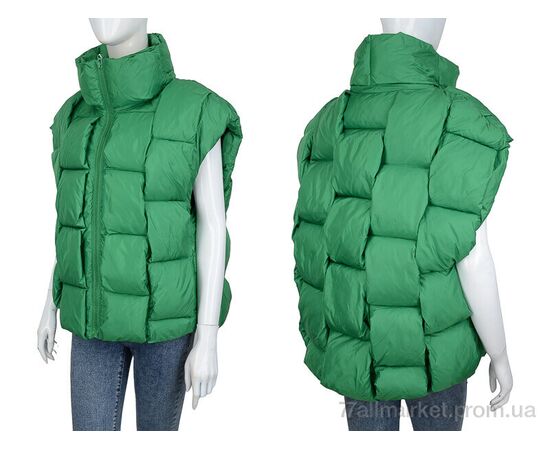 Жилетка жіноча Весна/осінь 1882 green (6 шт. р.сіткаM-2XL) "Turn Hug" недорого оптом від прямого постачальника, зображення 3 Жилетка жіноча Весна/осінь 1882 green (6 шт. р.сіткаM-2XL) "Turn Hug" недорого оптом від прямого постачальника, зображення 3