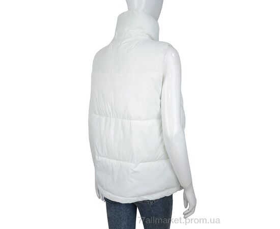 Жилетка жіноча Весна/осінь 2219 white (5 шт. р.сіткаM-2XL) "Turn Hug" недорого оптом від прямого постачальника, зображення 2 Жилетка жіноча Весна/осінь 2219 white (5 шт. р.сіткаM-2XL) "Turn Hug" недорого оптом від прямого постачальника, зображення 2