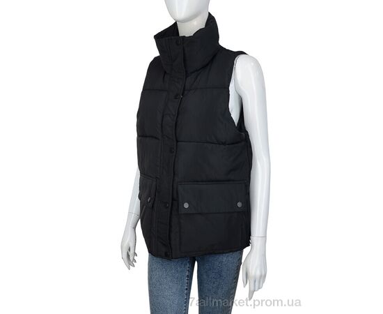 Жилетка жіноча Весна/осінь 2219 black (5 шт. р.сіткаM-2XL) "Turn Hug" недорого оптом від прямого постачальника Жилетка жіноча Весна/осінь 2219 black (5 шт. р.сіткаM-2XL) "Turn Hug" недорого оптом від прямого постачальника