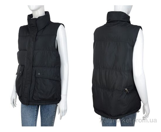 Жилетка жіноча Весна/осінь 2338 black (5 шт. р.сіткаM-2XL) "Turn Hug" недорого оптом від прямого постачальника, зображення 3 Жилетка жіноча Весна/осінь 2338 black (5 шт. р.сіткаM-2XL) "Turn Hug" недорого оптом від прямого постачальника, зображення 3